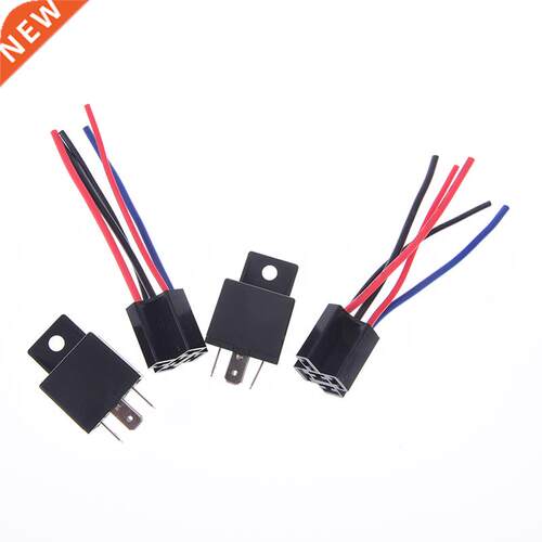 DC 12V/24V 40A AMP Relay & Socket SPDT 5 Pin 5 Wire YCL-