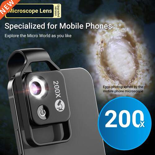 200X Portable Microscope Universal Mobilephone Microscope No