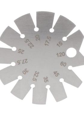 Stainless Steel Bevel Gauge Angle Protractor Range 15°-1