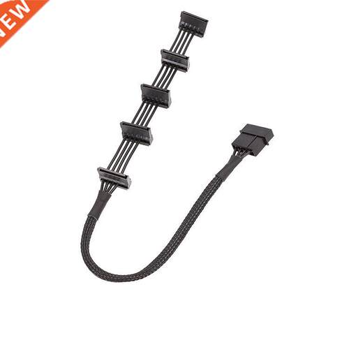 40cm 1 / 5 SATA Wire Tinned Copper 18awg Large 4Pin To Sata1