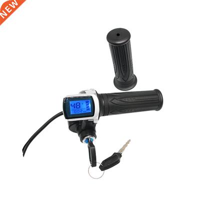 Electric E-Bike Twist Throttle 36v 48v Speed Display Handleb