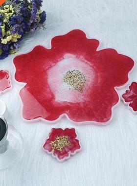 Flowers Shape Coaster Series Silicone Mold Epoxy Resin Ins T