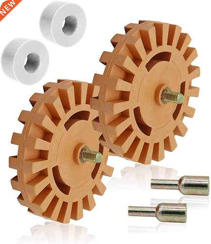 2pcs 20mm Car Pneumatic Rubber Eraser Wheel Pad Rubber Disk