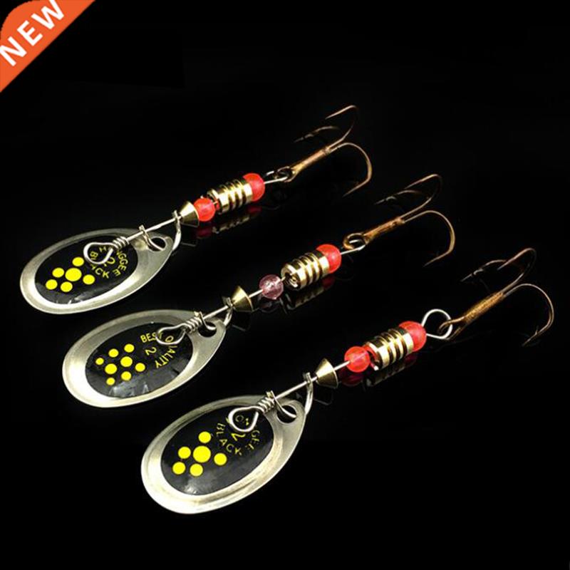 1Pcs Fishing Lure Spinner Bait 6cm 2.5g Spoon Lures Metal Fi