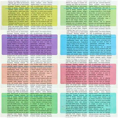 8PCS Guided Reading Highlight Strips Bookmark Colored Overl