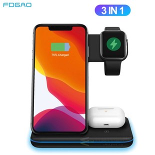 15W Qi Wireless Charger For iPhone 12 11 XS XR X 8 Samsung S