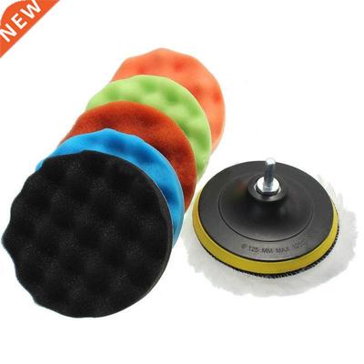 1Set 3 Inch Sponge Car Polisher Waxing Pads Buffing Kit for