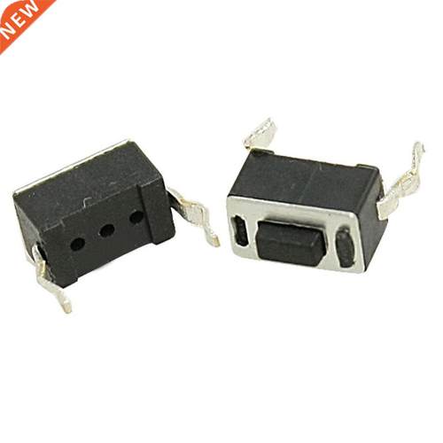 50x Tact Push Button Switch 2 Pin DIP Through Hole 3x6x4.m