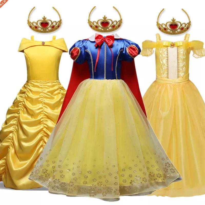 Girls Dress Princess Costume Children Cosplay Party Disfraz