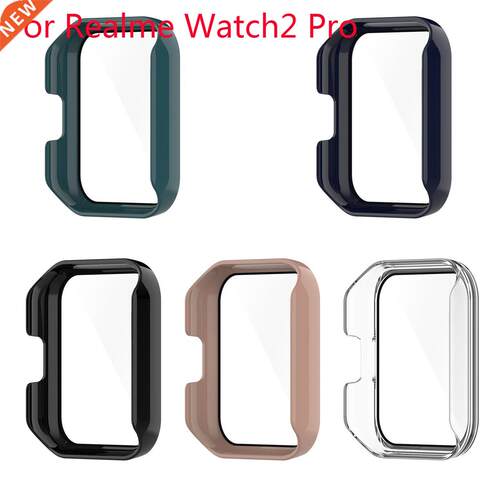 PC Case + Tempered Film For Realme Watch2 Pro Protective She