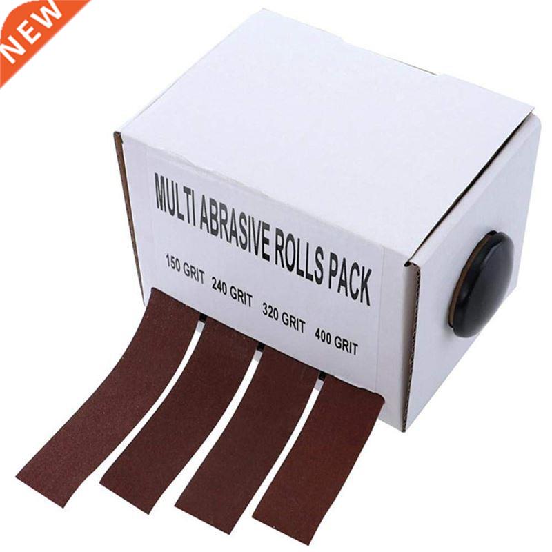 4 Rolls Sanding Belt Drawable Emery Cloth Sandpaper Dry Abra图片