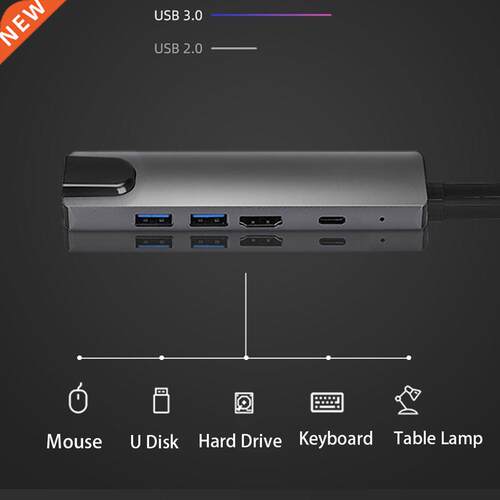 Type-c hu US-C to HDMI US3.0 LAN Ethernet Docking Station