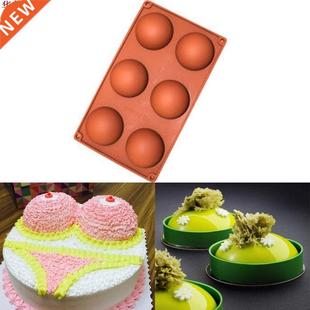 6 holes large Size domed DIY Silicone Cake Mold Soap Mold Je