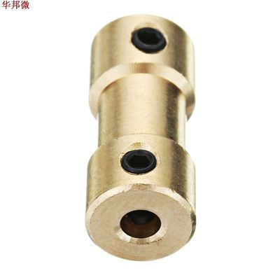 3.17mm Brass Coupler Spindle Motor Shaft Coupling Connector