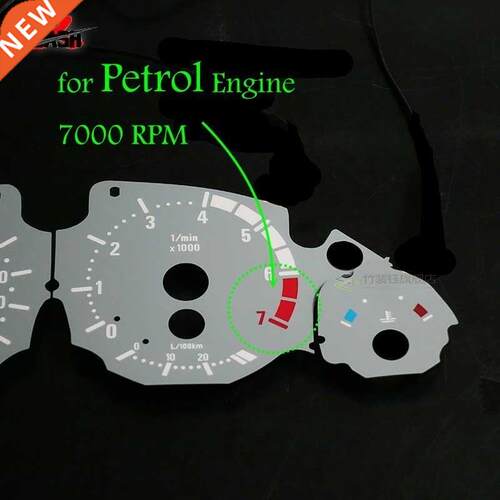 EL glow gauge Gray panel reverse for E39 E53 X5 Amber Orange