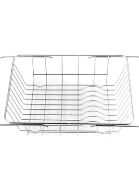 Expandable Dish Drying Rack Drainer Plate Basket in Sink On