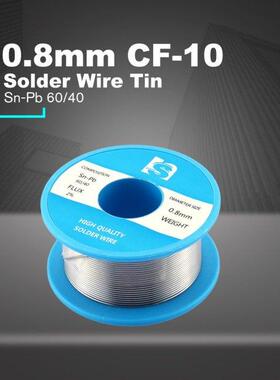 Solder Wire Tin 0.8mm CF-10 Sn-Pb 60/40 Flux 2% Lead Roll Cl