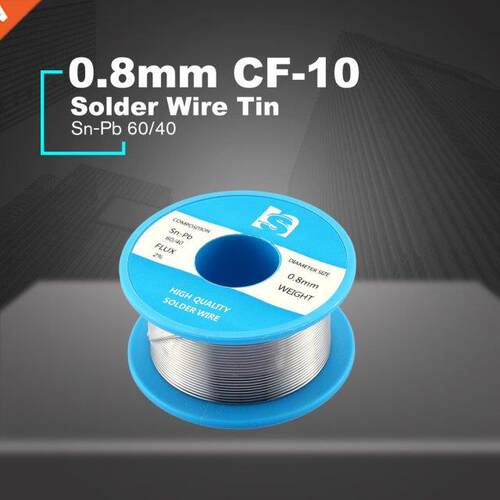 Solder Wire Tin 0.8mm CF-10 Sn-Pb 60/40 Flux 2% Lead Roll Cl