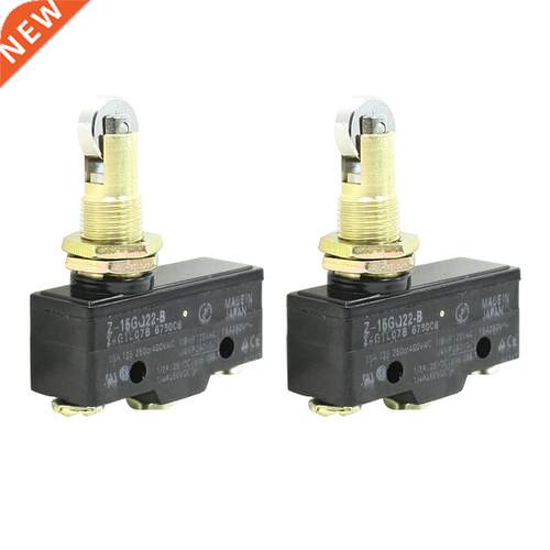 2 Pcs Z-15GQ22-B  Screw Terminals Mount Rler Plunger Basi