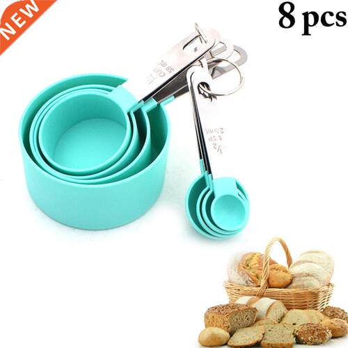 8pcs Multi Purpose Spoons/Cup Measuring Tools PP Baking Acce
