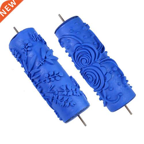 Embossed Paint Roller 4 Texture Paint Brush Imitation Wood M