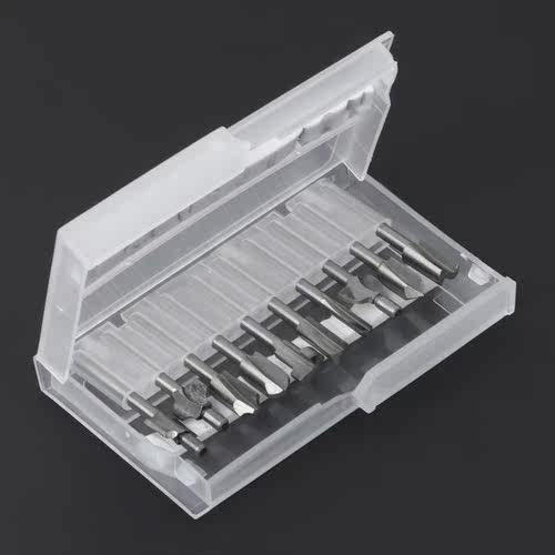 10pcs HSS Router Wood Milling Cutter Bits Fits Rotary Tool S
