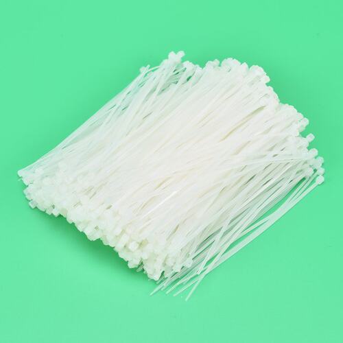 1000pcs Nylon Cable Tie Winder Fixed Plastic Strapping Self-