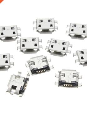 Type B Female 5Pin Tail 10Pcs Micro USB Jack Connector Board