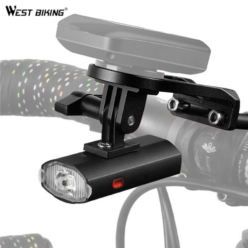 Bike Light With GoPro Mount Holder For  Bryton Compute