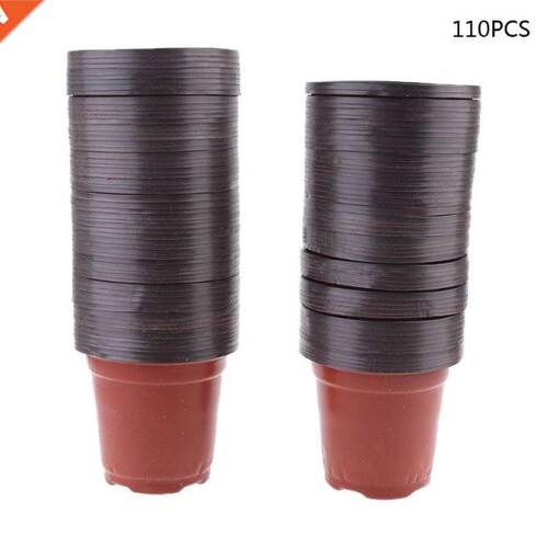 110PCS Garden Plant Nursery Container Seedling Flower Pot Pl
