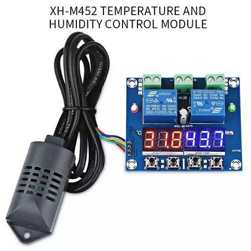 XH-M452 LED Digital Thermostat Temperature Humidity Control