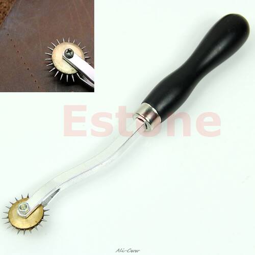 1PC Overstitch Wheel Leather Sewing Stitch Spacing Paper Cra