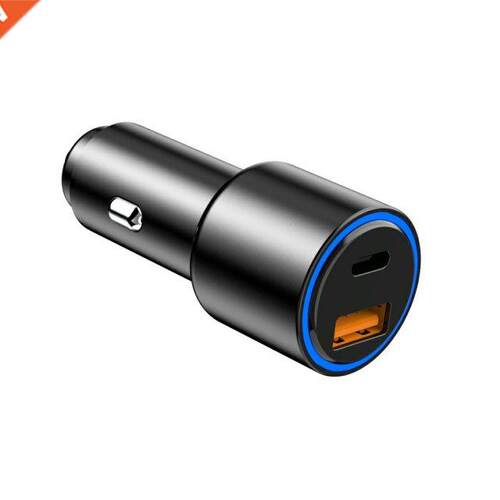 Car Electronic Car Charger 36w Metal Car Charger Dual Port Q