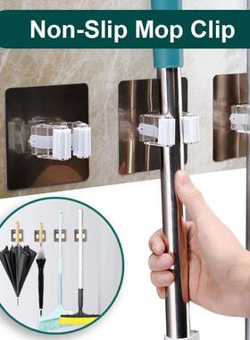 Adhesive Mop Hook Free Punch Strong Viscose Wall Hanging Hou