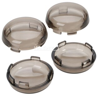 4x Turn Signals Light Smoke Lens Cover For 1986 15 Harley D