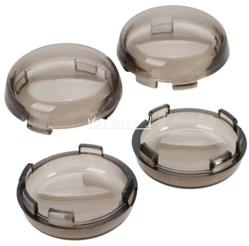 4x Turn Signals Light Smoke Lens Cover For 1986 15 Harley D