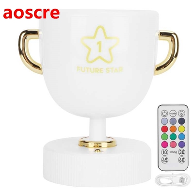 Remote Control LED Night Lamp Home Decor Colorful Light Read