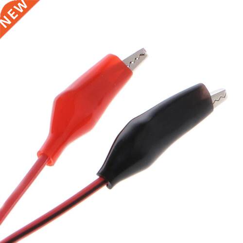 Dual Red & Black Test Leads with Crocodile Clips Alligat