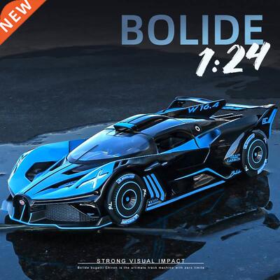 1:24 Bugatti Bolide Alloy Sports Car Model Diecasts Metal To