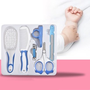 Comb Nail-Scissor Healthcare-Kit Newn-Baby 6pcs/Set Hair