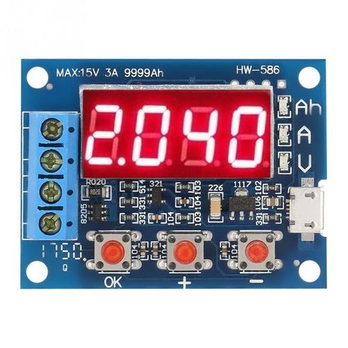 Hi-quality Battery Capacity Meter 18650 Li-ion Lead-acid Dis