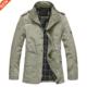 5XL Bus Jacket Long Male Size Men Big Casual Autumn Spring