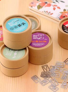 20pcs/lot Mini Metal Bookmark Clips Cute Cartoon Animal Plat