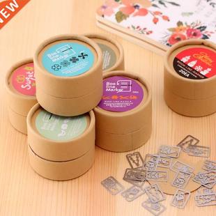 20pcs/lot Mini Metal Bookmark Clips Cute Cartoon Animal Plat