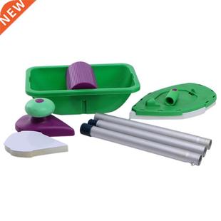 9Pcs/Set Paint Rler Tray Sponge Pads Kits Househd Painti