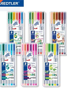 Staedtler triplus fineliner pens with box, ergonomic triangu
