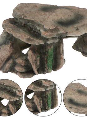 1PC Aquarium Stone Hiding Cave Rock Decoration Artificial Fi