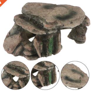 1PC Aquarium Stone Hiding Cave Rock Decoration Artificial Fi