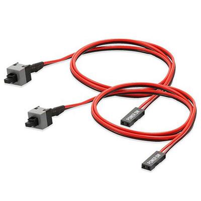 5PCS 50cm 2 Pin SW PC Power Cable on/Off Push Button Compute