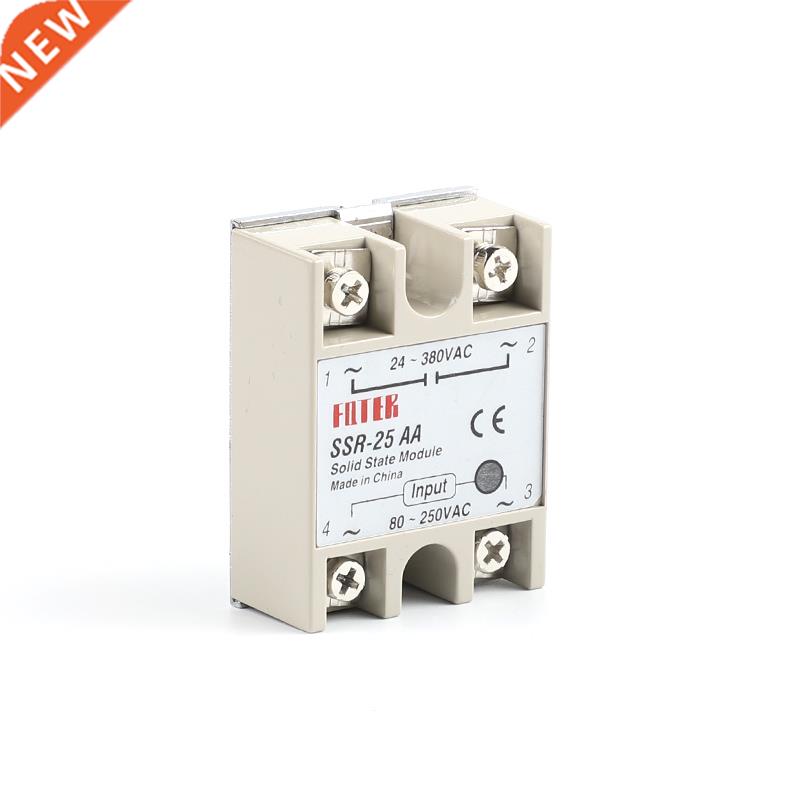 solid state relay SSR-25AA 25A actually 80-250V AC TO 24-380